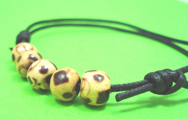Wooden anklet jewellery