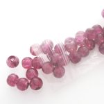 Crackle Glass Jewellery Beads – Purple