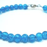 Glass Beaded Jewellery Bracelet Bangle New Fashion in Blue Spoil Me Silly .Com