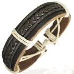Leather Cord Mens Womens Handmade Bracelet Brown NEW