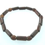 NEW WOMENS BEADED WOOD COCO SURF WOODEN BRACELET BANGLE