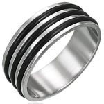 Stainless Steel 3 Rubber Ring NEW